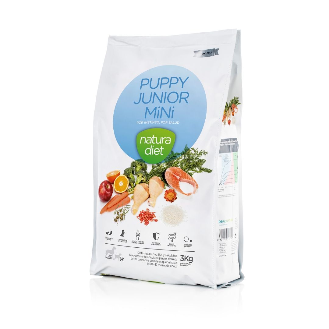 Pienso para perros cachorros de raza mini o pequeña Natura Diet Puppy Junior Mini