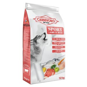 Pienso para perros adultos de todas las razs Carnivoro Pet Food Sport Lamb & Rice Low Grain