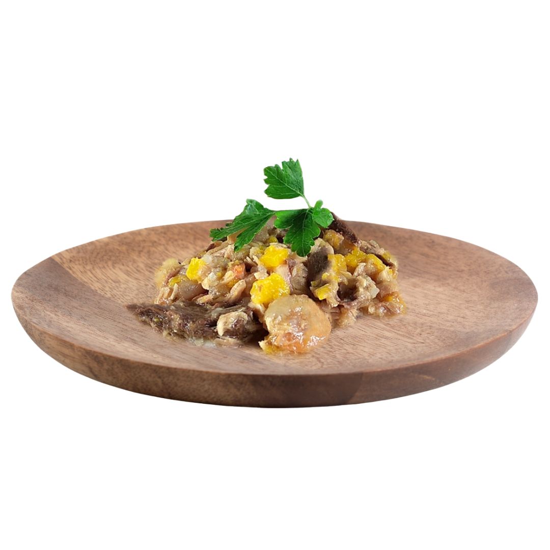 Presentación de Natural Greatness Filetes de Atún con Gambas