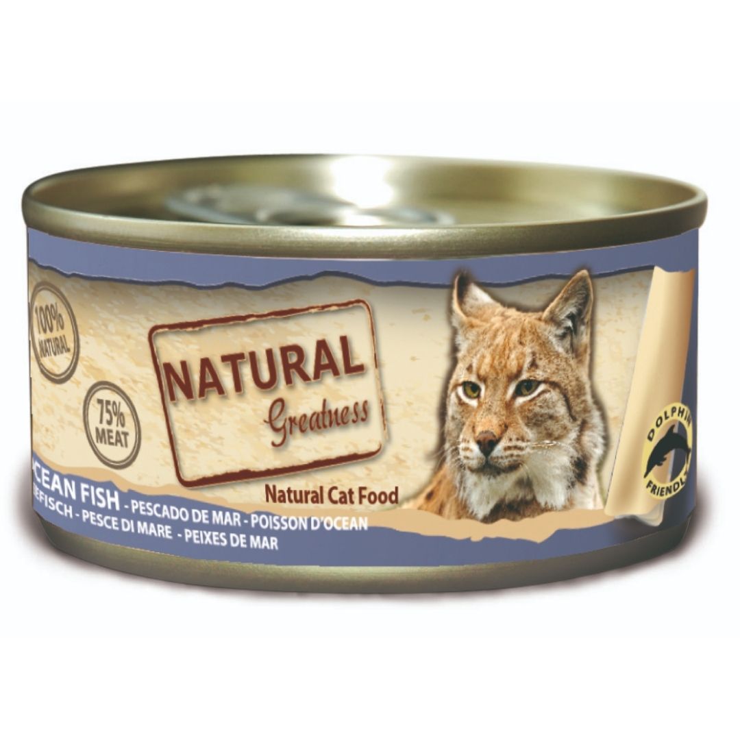 Natural Greatness Pescado del Mar para gatos adultos