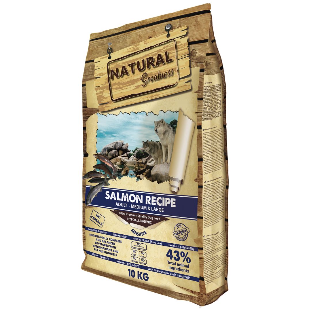 Pienso para perros adultos de salmón