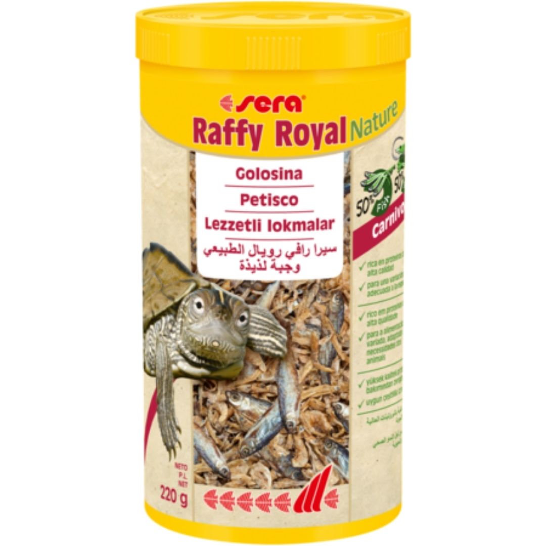 Golosinas para tortugas acuáticas sera raffy royal nature