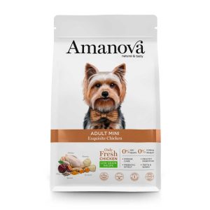 Pienso para perros adultos minis Amanona adult mini exquisite chicken