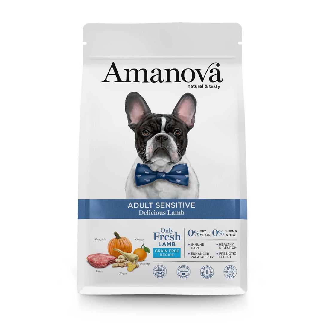 Pienso para perros hipoalergénico Amanova adult sensitive delicious lamb