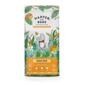 Pienso para perros adultos de todas las razas Harper and Bone adult dog flavours of the farm