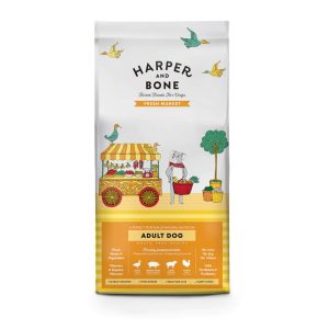 Pienso para perros adultos de razas medianas y grandes Harper and Bone adult dog fresh market