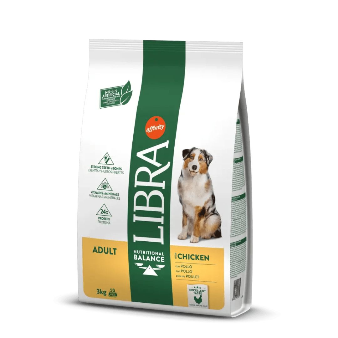 Pienso para perros adultos de razas medianas o grandes Libra Adult Chicken 3 kg