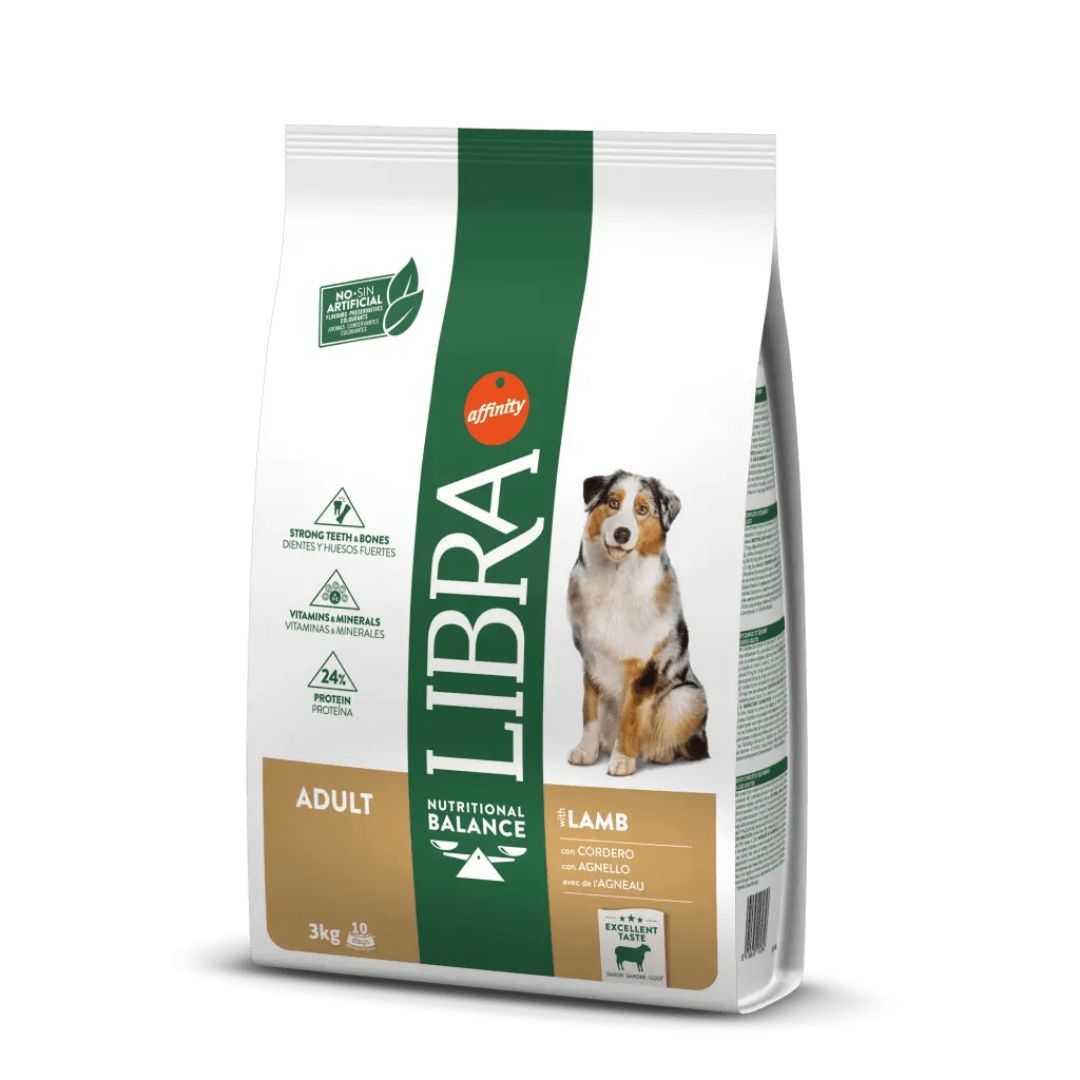 Pienso para perros adultos de razas medianas o grandes Libra Adult Lamb 3kg