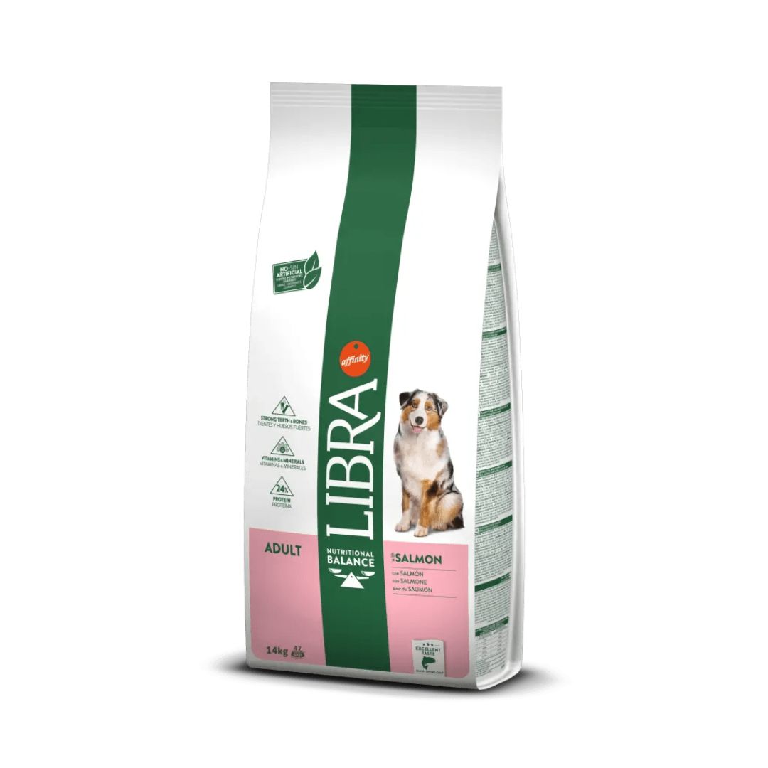 Pienso para perros adultos de razas medianas o grandes Libra Adult Salmón 14kg