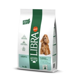 Pienso Bajo en Grasas para perros adultos de razas pequeñas medianas o grandes Libra Light Turkey 3kg