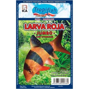 Alimento congelado para peces de acuario y estanque Larva Roja de Mosquito Congelada Jumbo