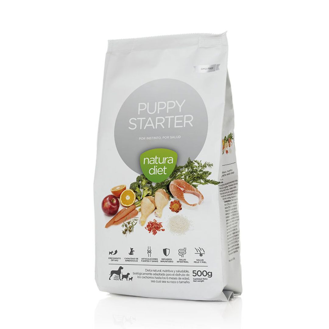Pienso de iniciación para perros cachorros Natura Diet Starter