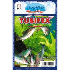 Alimento congelado para peces de acuario o estanque Tubifex Congelado comida 100% natural