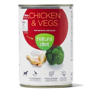 Alimentación y comida húmeda para perros Natura Diet Chicken & Vegs 100% Natural