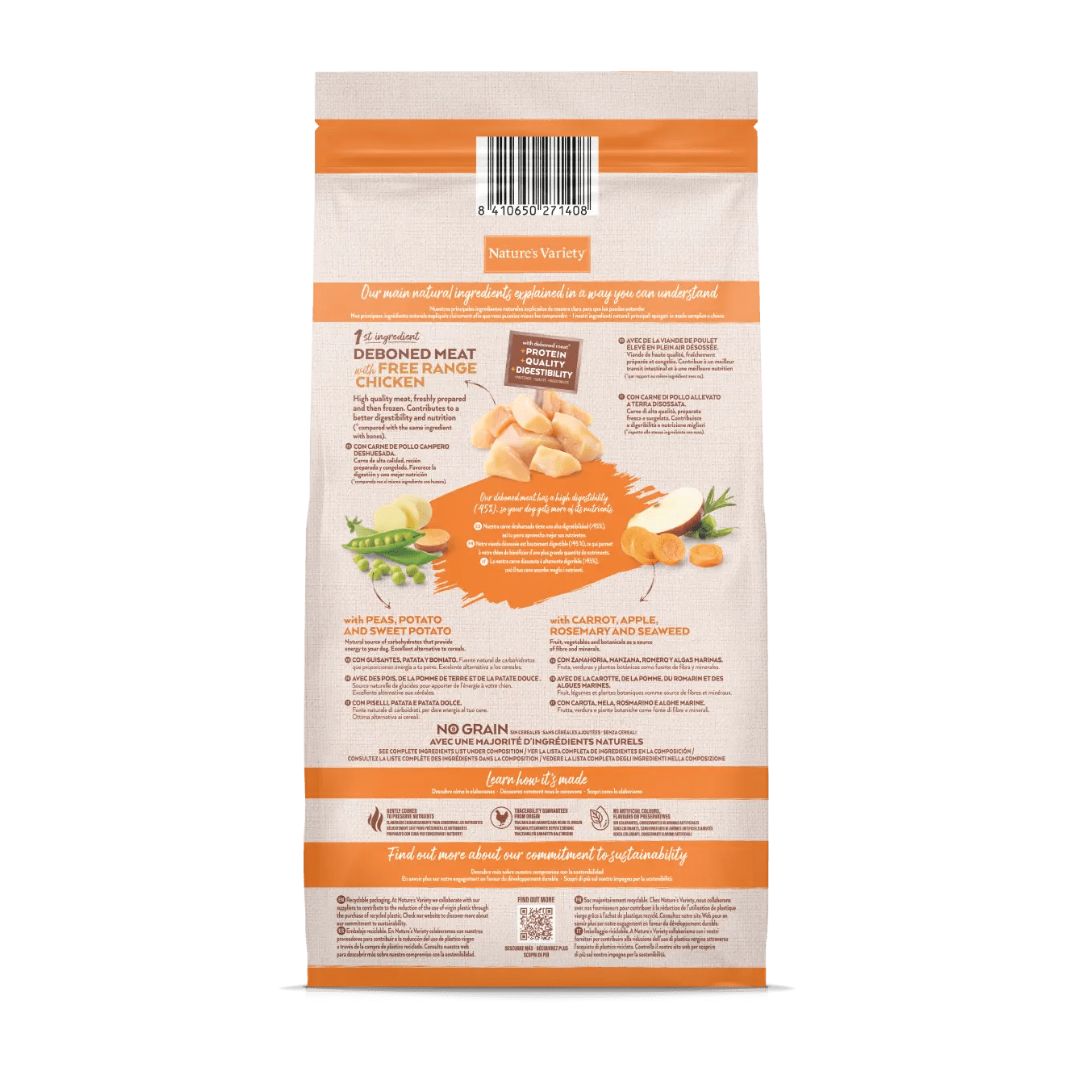 NATURE'S VARIETY ADULT MINI CHICKEN NO GRAIN - Imagen 2