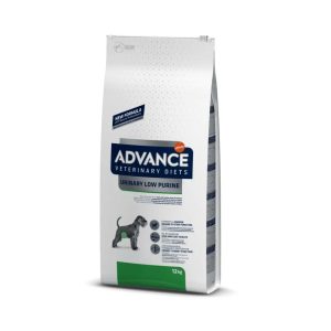 Pienso para perros con problemas urinarios y perros en tratamiento para Leishmaniasis Advance Veterinary Diets Urinary Low Purine Canine 12kg