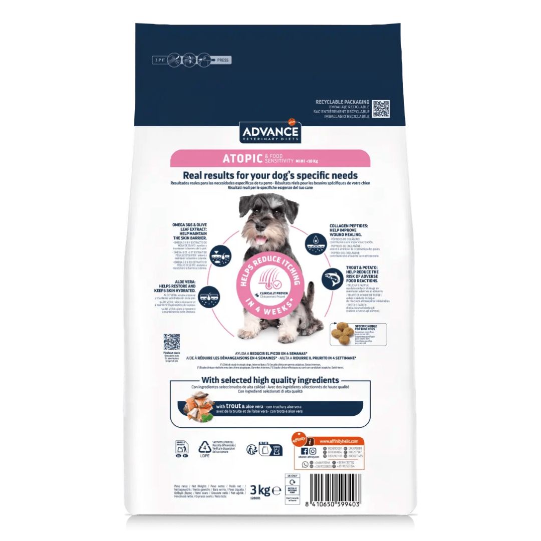 ADVANCE VET DIETS ATOPIC TROUT MINI CANINE - Imagen 2