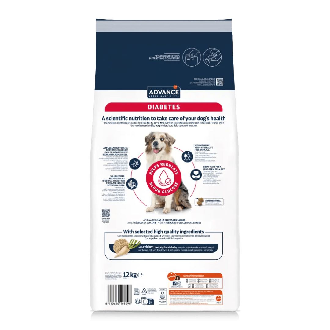 ADVANCE VET DIETS DIABETES CANINE - Imagen 2