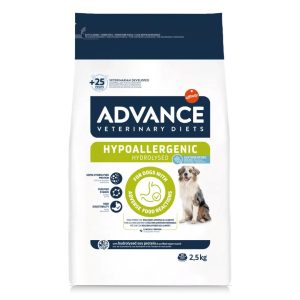 Pienso para perros de razas medianas o grandes con intolerancias o alergias de alimentación Advance Veterinary Diets Hipoallergenic 2.5kg