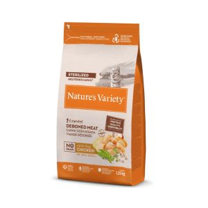 Pienso para gatos adultos esterilizados Nature's Variety Adult Sterilized Neutered Free Range Chicken No Grain 1.25 kg pienso Sin Cereales con pollo de corral