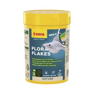 Comida para peces vegetarianos y omnívoros Sera Flora Flakes Nature 100ml