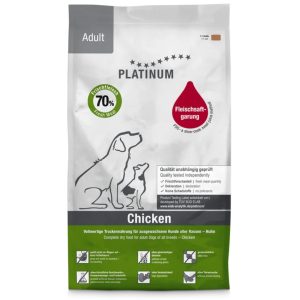 Pienso semihúmedo para perros adultos Platinum Adult Chicken inspirado en la dieta BARF