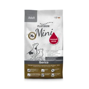 Pienso semihúmedo para perros adultos Platinum Adult Mini Ibérico inspirado en la dieta BARF