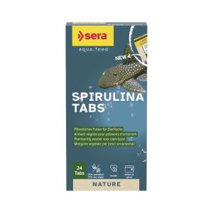 Comida para peces vegetarianos y omnívoros Sera Spirulina Tabs Nature 24 tabs