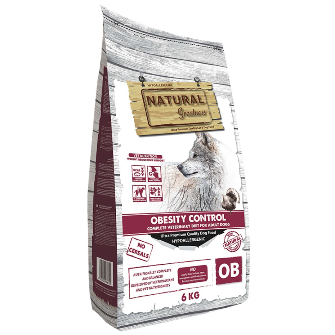 Pienso para perros con obesidad o sobrepeso Natural Greatness Obesity Control Veterinary Care