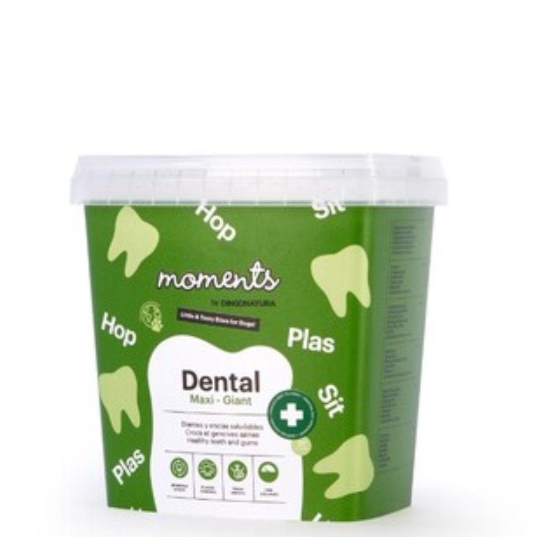 Premios y snacks funcionales para la higiene bucal en perros Moments Dental Maxi-Giant 500 gr