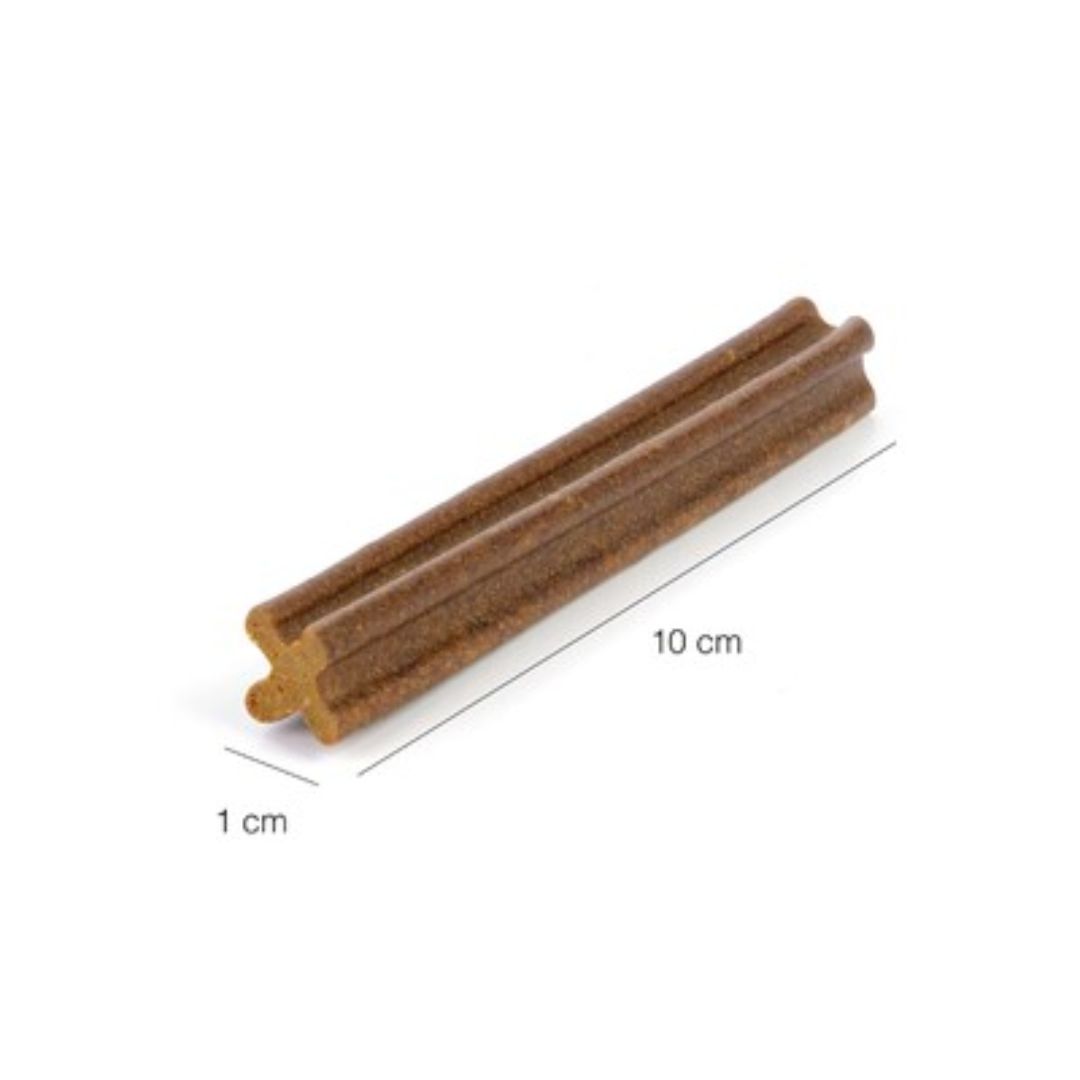 Forma y tamaño de los Premios y snacks funcionales para la higiene bucal en perros Moments Dental Mini-Medium 500 gr