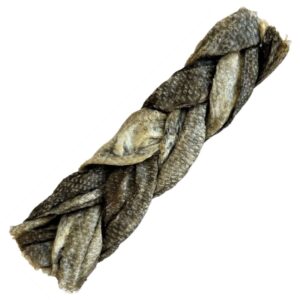 Premios snack para perros trenza de bacalao 100% natural Nutradog
