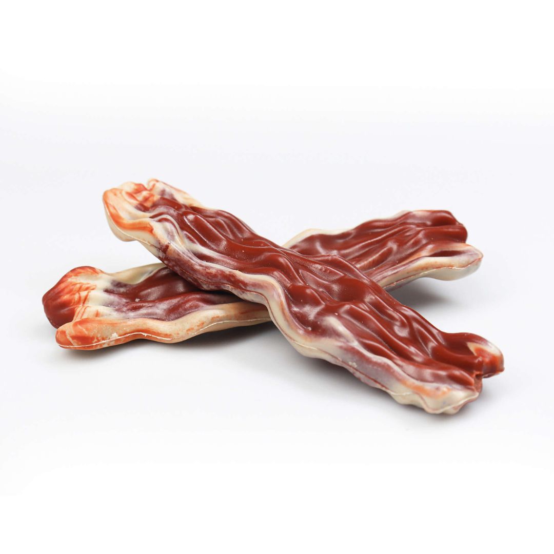 Premios snacks para perros Tiras de Bacon Sabrosas Nutradog