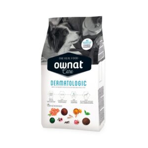 Pienso completo para perros con sensibilidad dermatológica, picores enrojecimiento de la piel Ownat Care Dermatologic