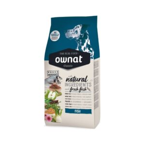 Pienso para perros adultos Ownat Classic Fish con carne fresca e ingredientes naturales