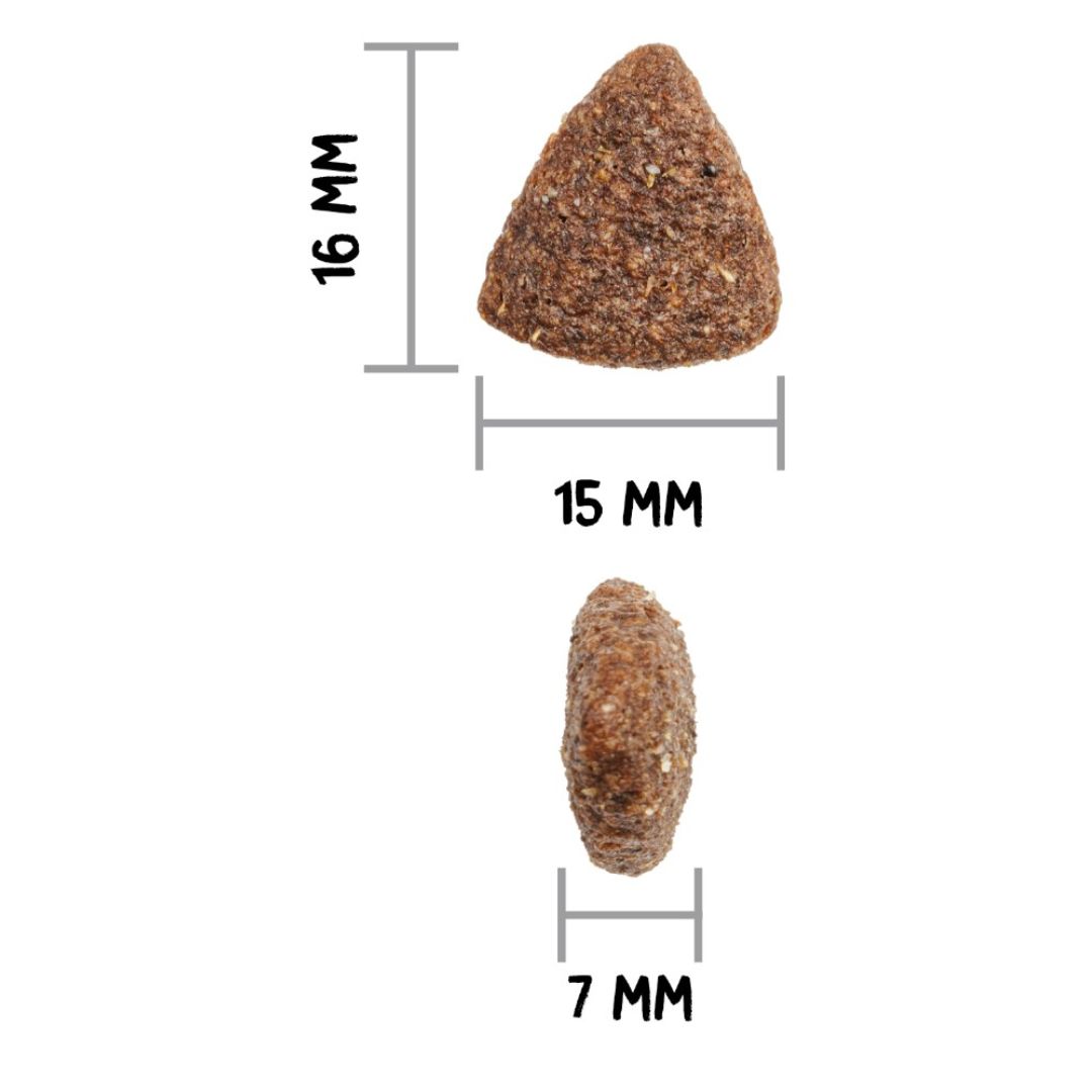 Forma de la croqueta del Pienso para perros adultos Ownat Classic Monoproteic Iberian Pork