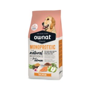Pienso para perros adultos Ownat Classic Monoproteic Salmón