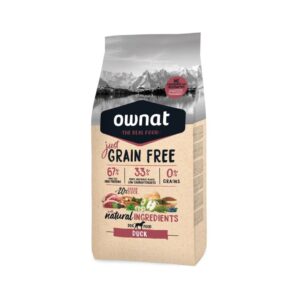 Pienso sin cereales para perros adultos Ownat Grain Free JUST Adult Duck