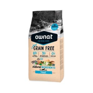 Pienso sin cereales para perros adultos Ownat Grain Free JUST Adult Trout