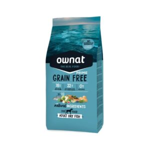 Pienso sin cereales para perros adultos Ownat Grain Free Prime Adult Oily Fish
