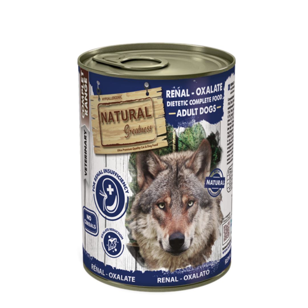 Comida húmeda para perros con insuficiencia renal crónica Natural Greatness Renal-Oxalate Wet Dog