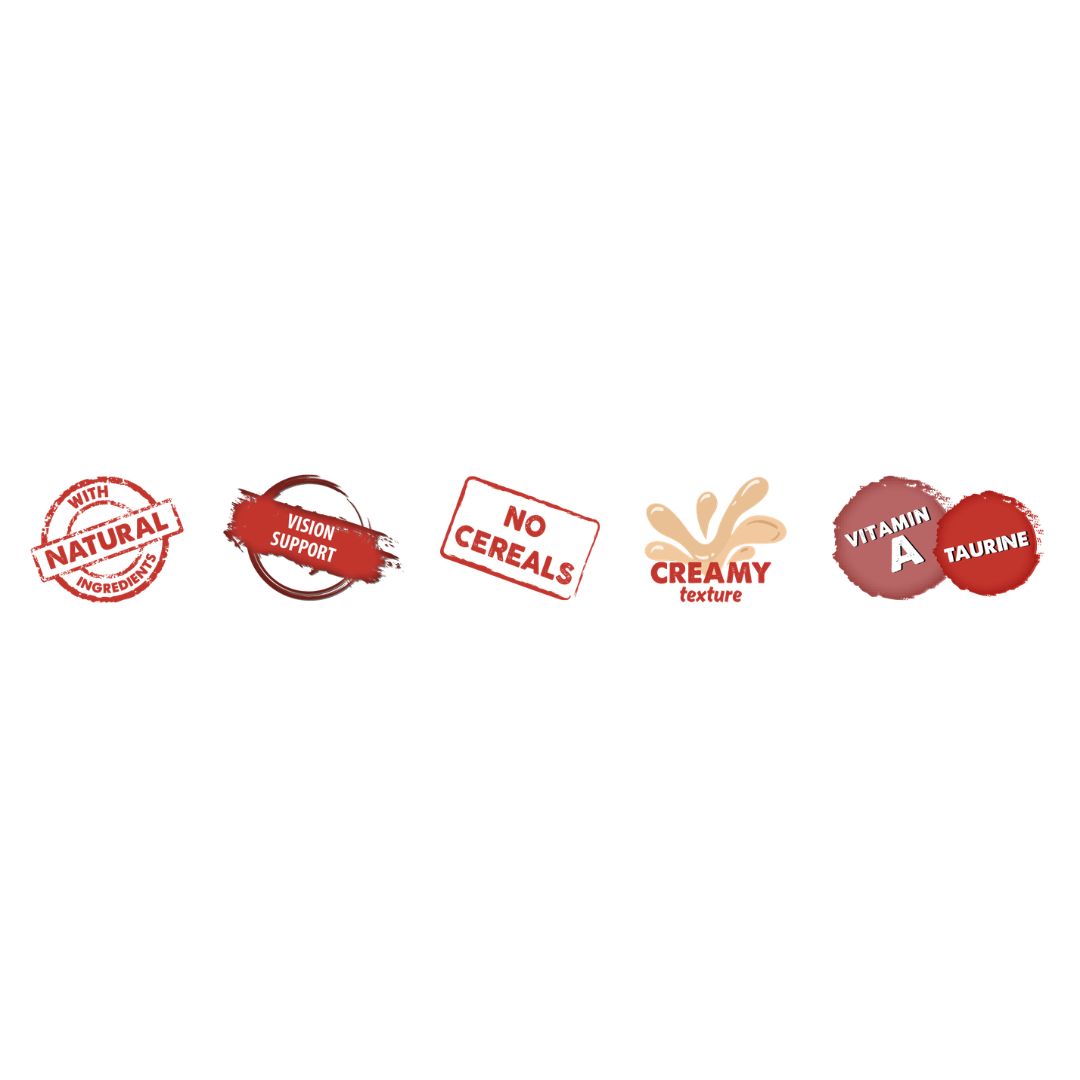 Características de las Deliciosas cremas de sabor pollo con zanahorias para gatos Natural Greatness Snack Cremoso