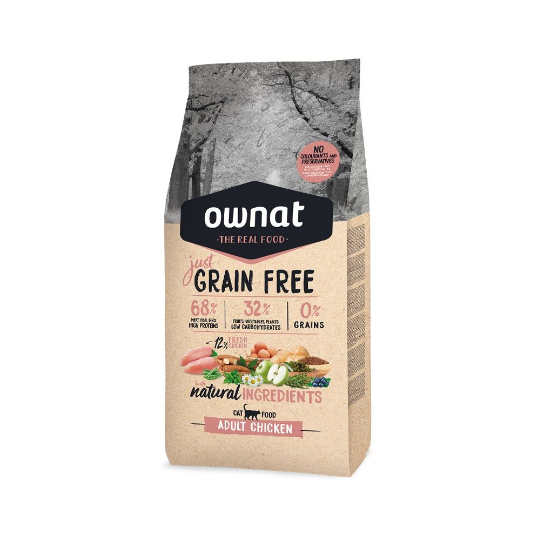 Piensos naturales para gatos Ownat Just Grain Free