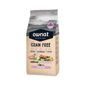 Pienso para gatos esterilizados de todas las razas Ownat Grain Free Just Adult Sterilized Chicken