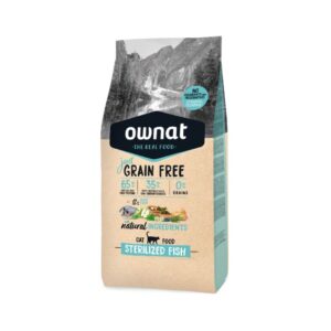 Pienso para gatos adultos esterilizados Ownat Grain Free Just Sterilized Chicken