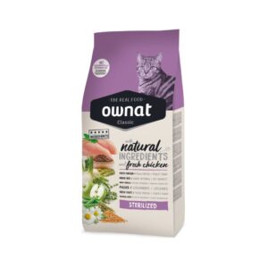 Pienso para gatos adultos esterilizados Ownat Classic Sterilized Cat