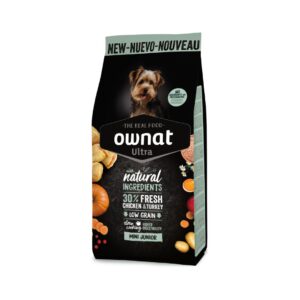 Pienso natural para perros minis cachorros Ownat Ultra Mini Junior