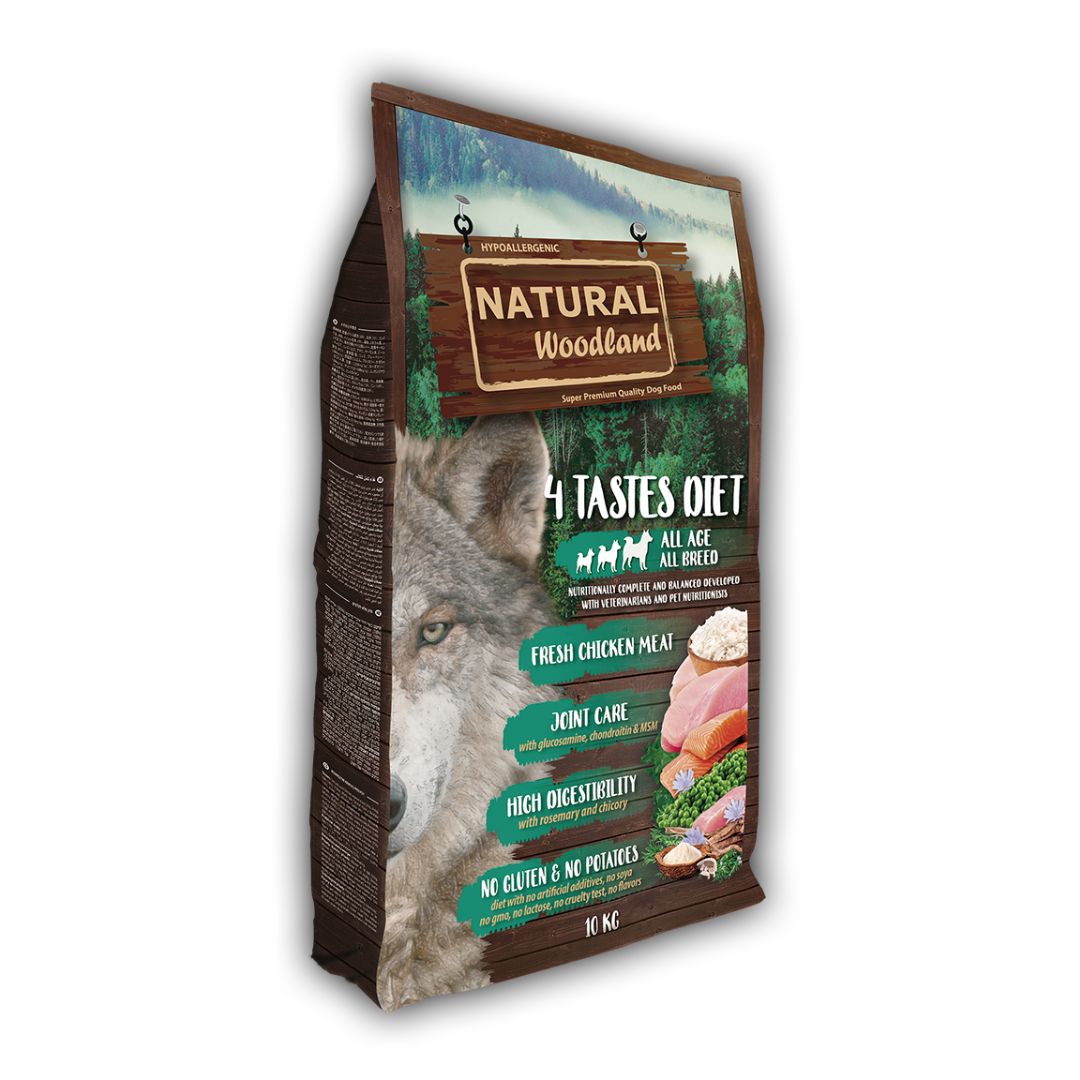 Pienso natural para perros Natural Woodland 4 Taste Diet