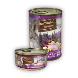 comida húmeda natural para perros natural greatness conejo con patatas