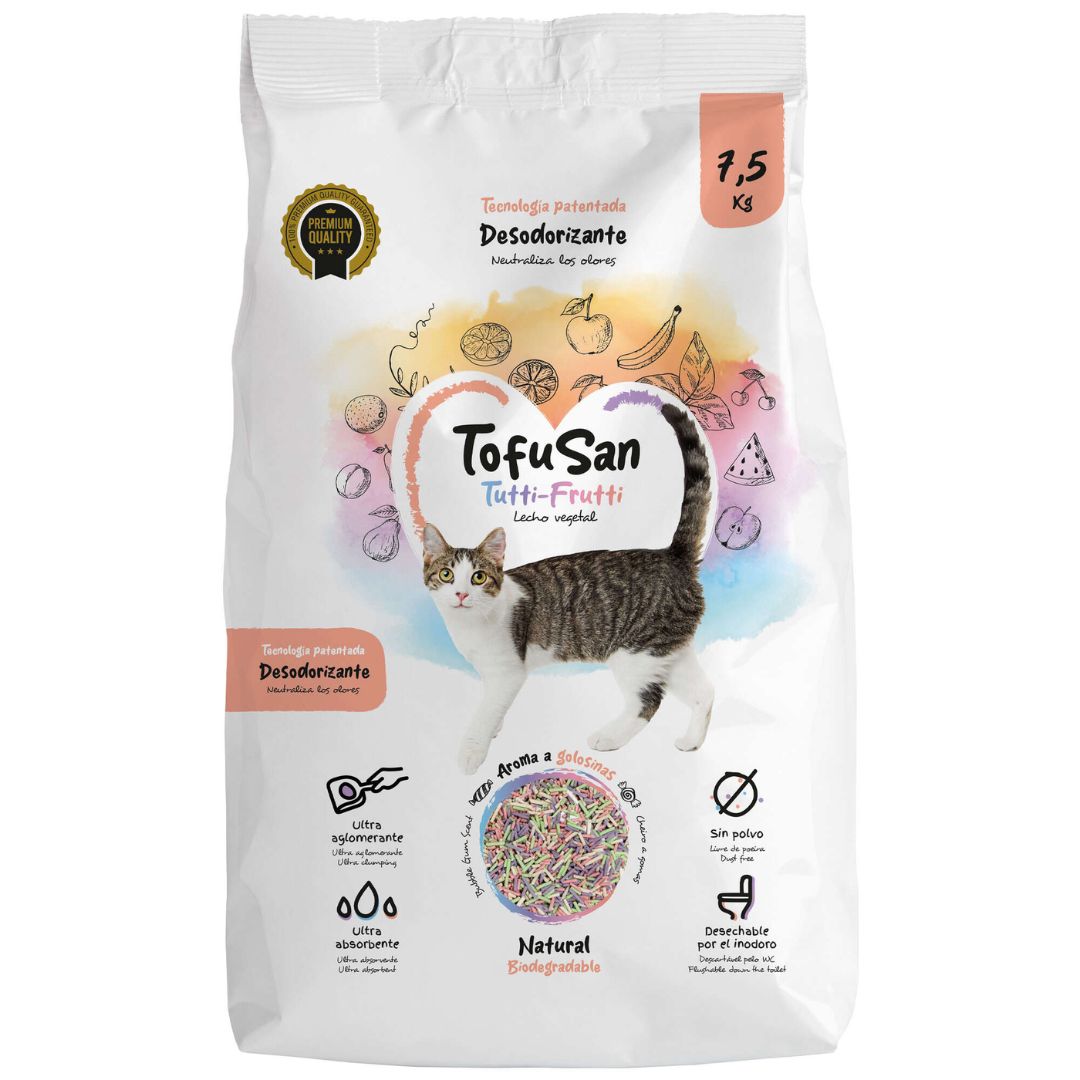 tofusan tutti-frutti arena sanitaria lecho vegetal